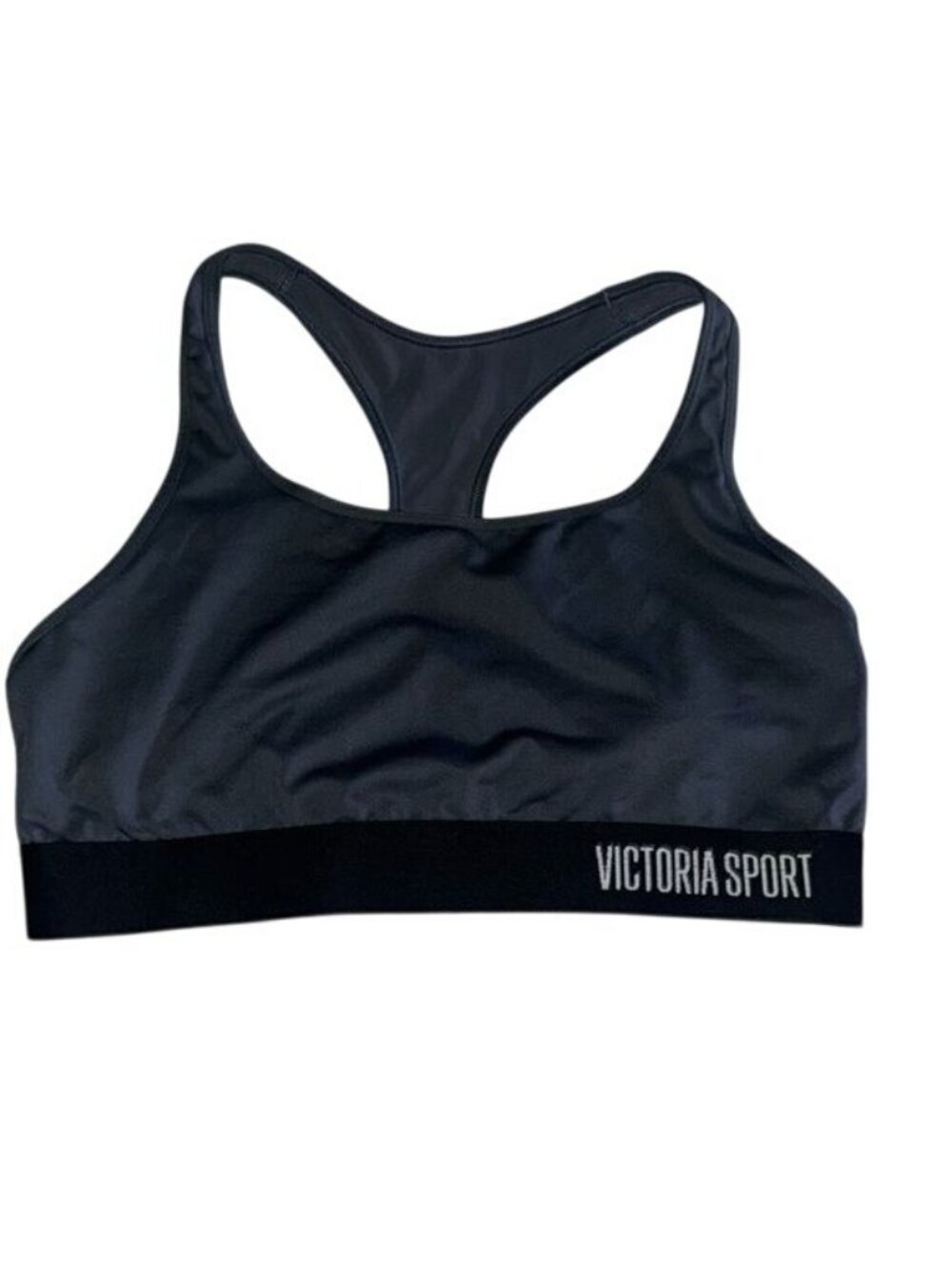 Victoria Sport Womens Racerback Sports Bra Medium Gray